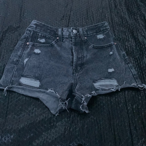 black denim shorts - Picture 1 of 1